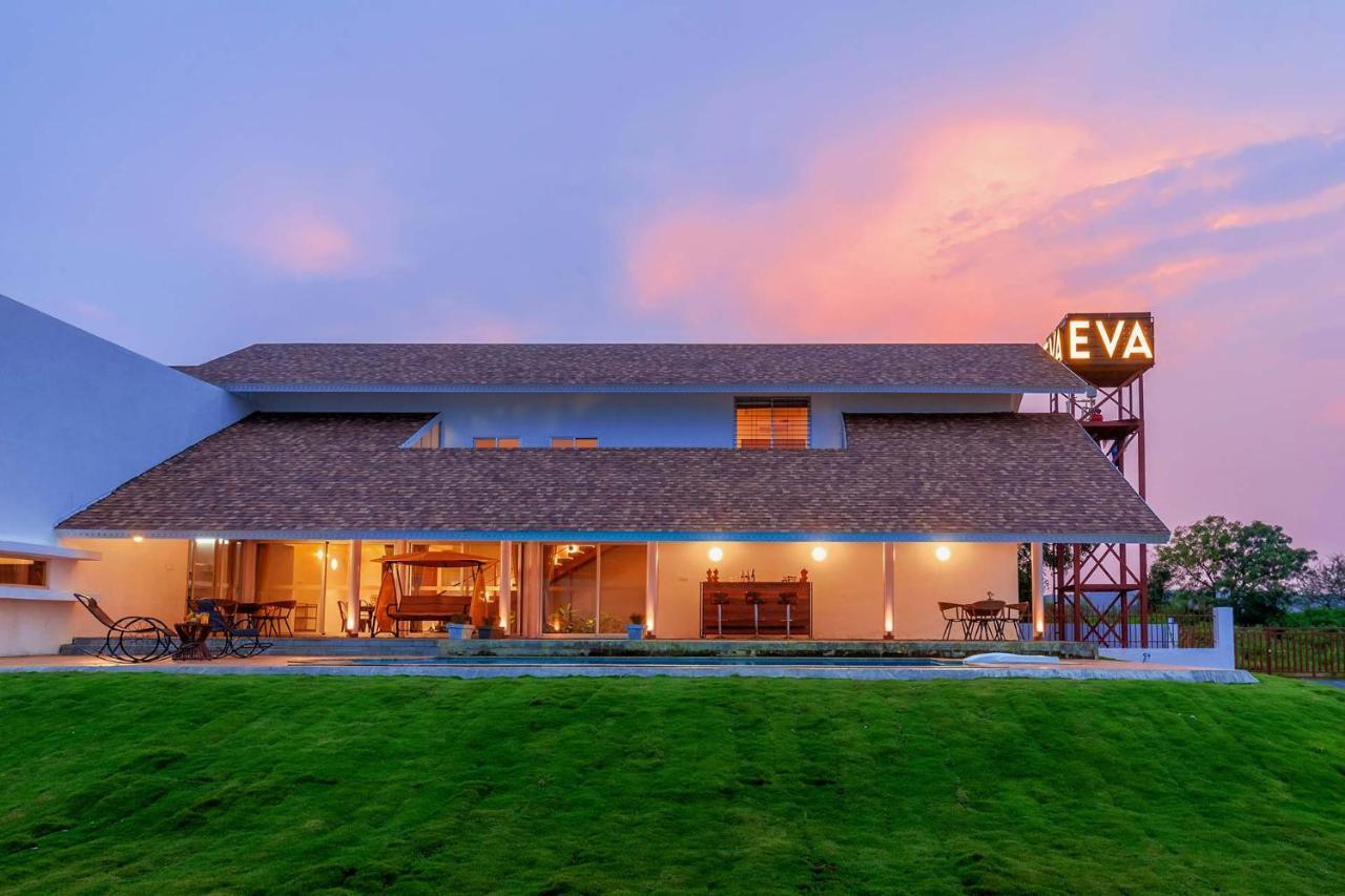 Stayvista'S Eva Villa - Lakeside Luxury With Modern Decor, Pool & Expansive Lawn - Near Sula Nashik Exterior photo