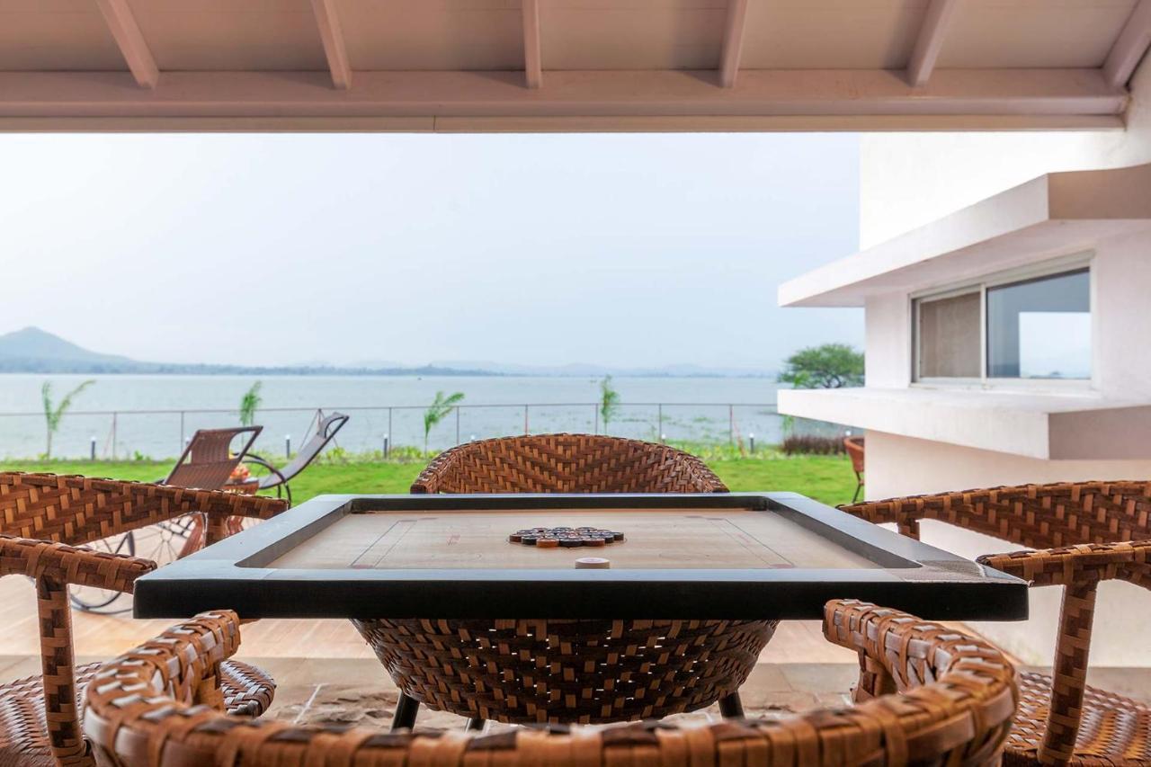 Stayvista'S Eva Villa - Lakeside Luxury With Modern Decor, Pool & Expansive Lawn - Near Sula Nashik Exterior photo
